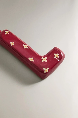 Рождественское украшение на елку - буква L- Заказать в России