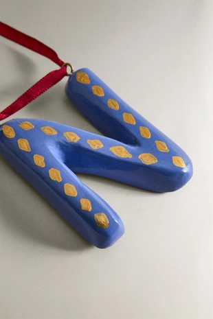 Рождественский украшение елочная игрушка буква N- Заказать в России