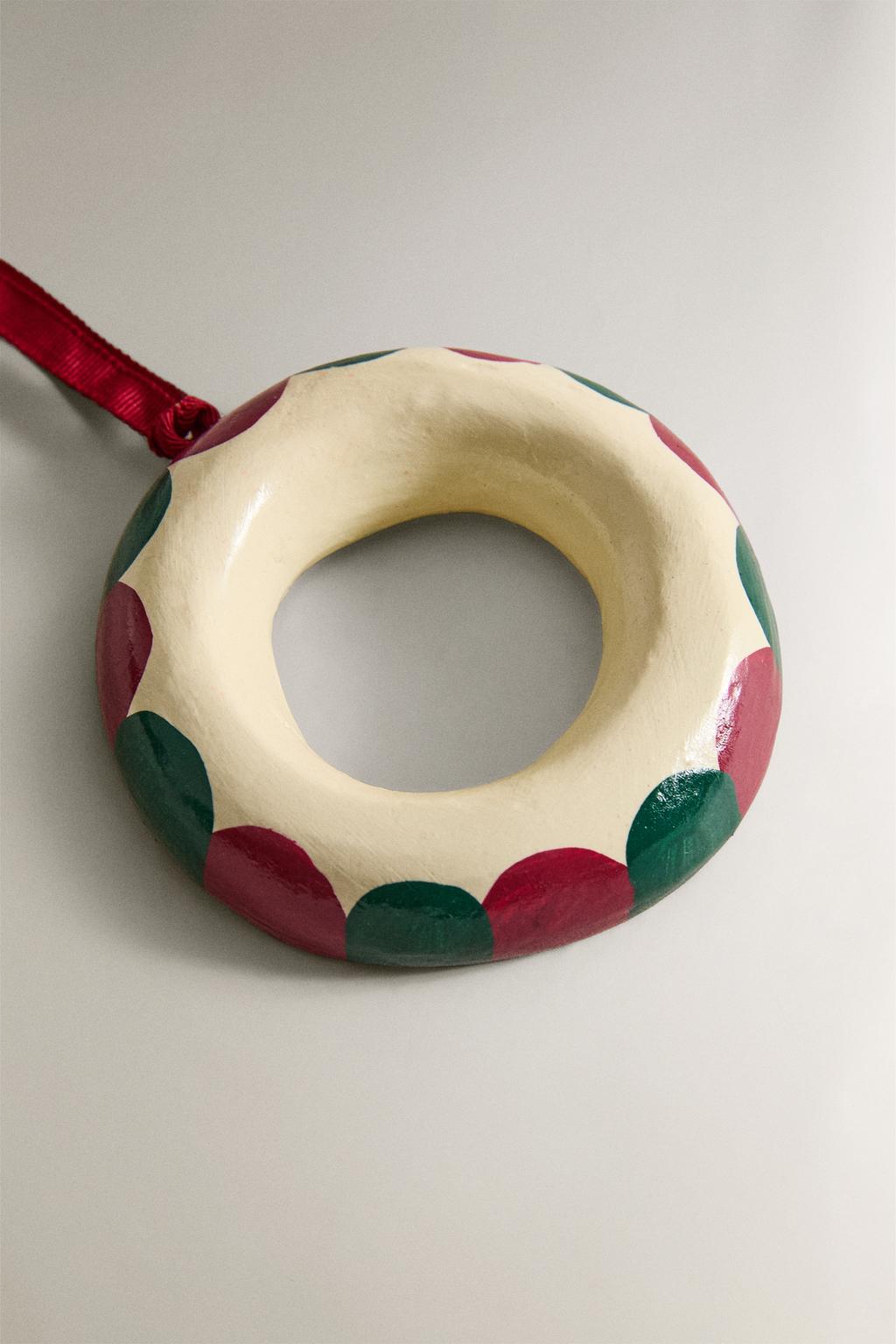 Украшение для ёлки - буква о