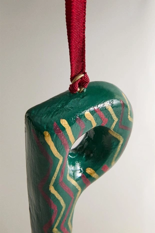 Рождественская игрушка на ёлку буква P- Заказать в России