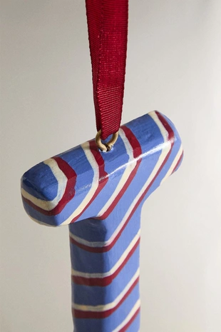 Рождественский украшение елочное в виде буквы т- Заказать в России