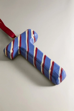 Рождественский украшение елочное в виде буквы т- Заказать в России