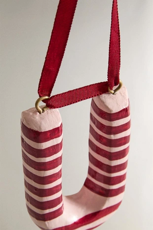 Рождественское украшение елочное в виде буквы U- Заказать в России