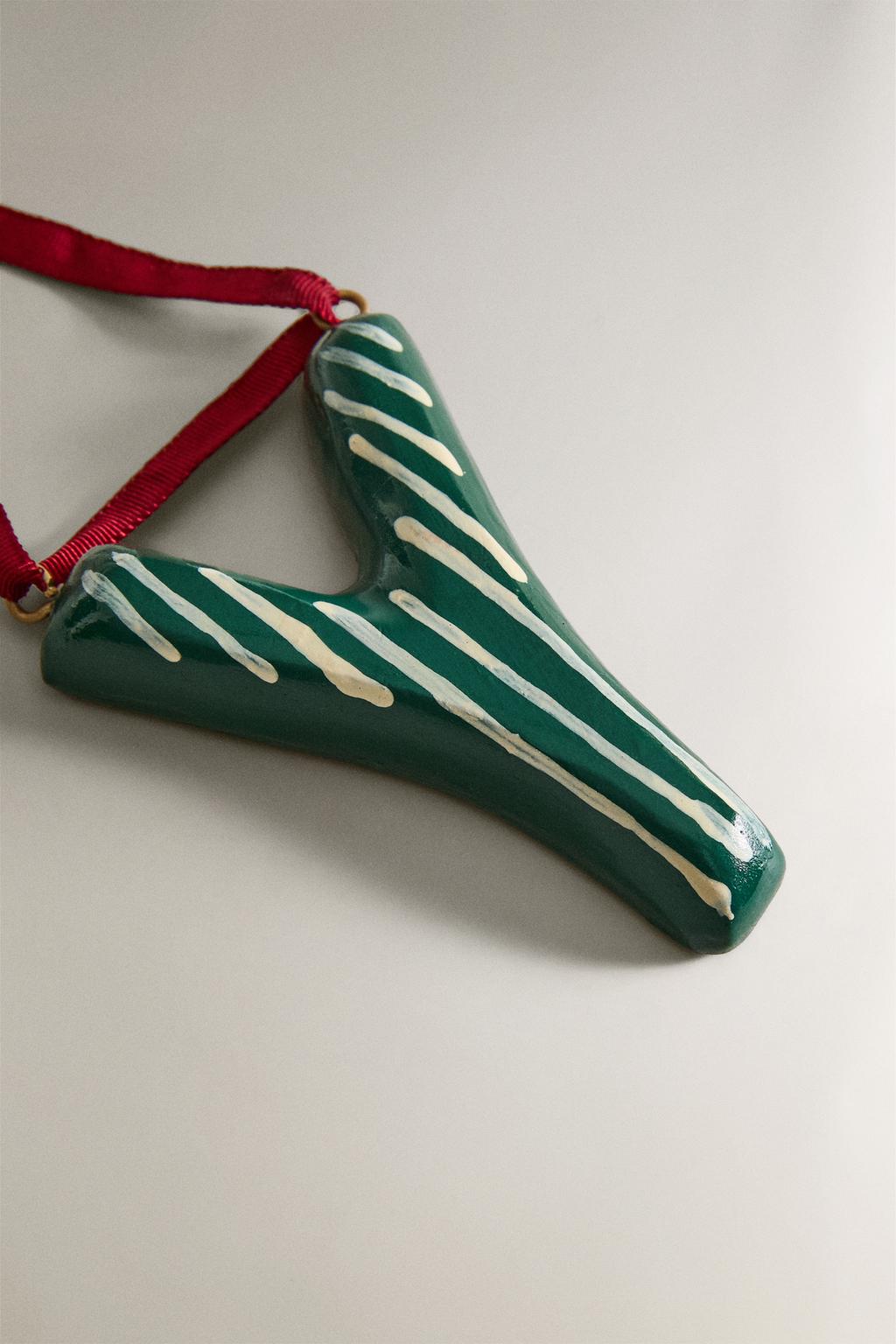 Рождественская игрушка ёлочная игрушка в виде буквы y