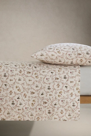 Детское рождественское одеяло с животными- Заказать в России