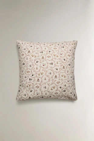 Детская рождественская наволочка с животными- Заказать в России