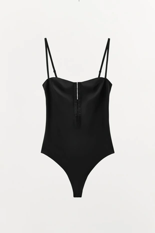 Боди из полиамида с крючками- Заказать в России