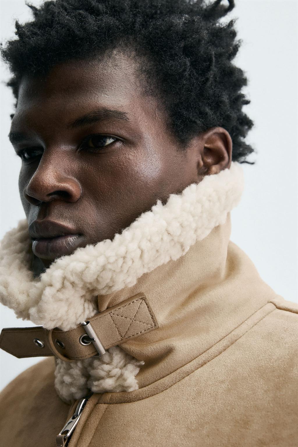 ДУБЛЕНКА ИЗ ИСКУССТВЕННОЙ ЗАМШИ