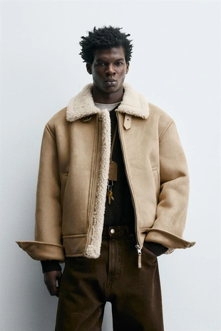 Дубленка из искусственной замши- Заказать в России