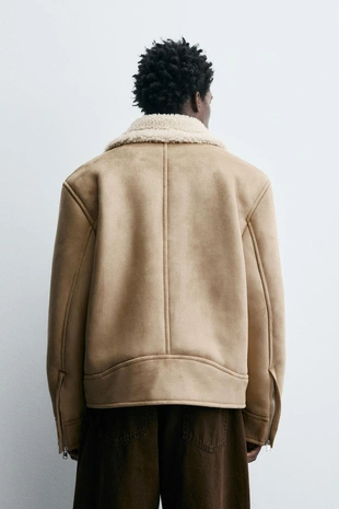 Дубленка из искусственной замши- Заказать в России