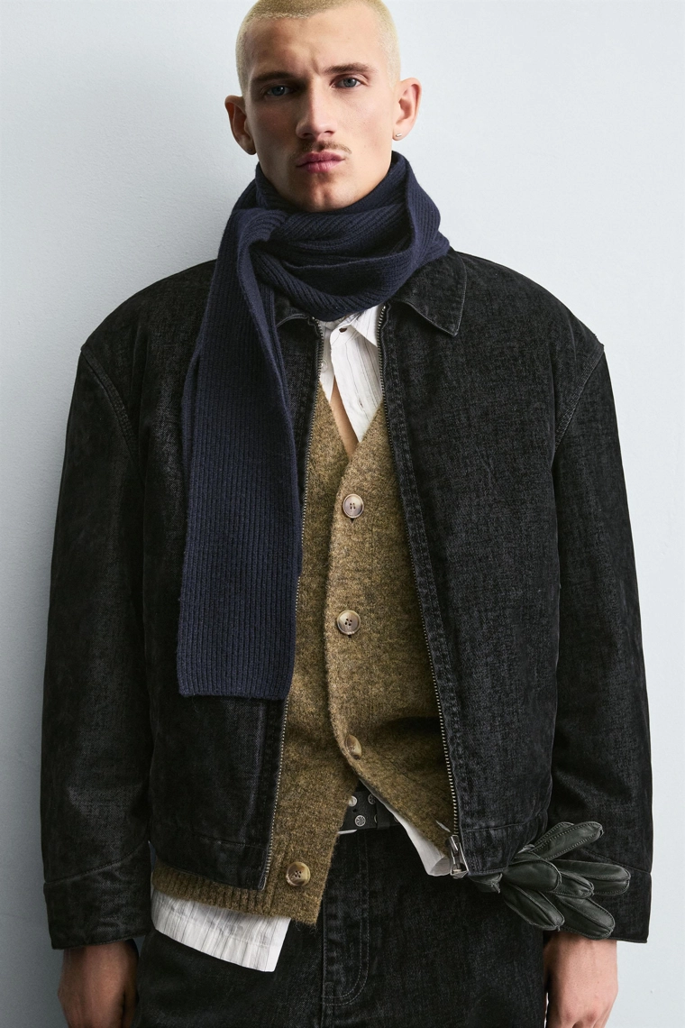 Пиджак свободного кроя из вельвета