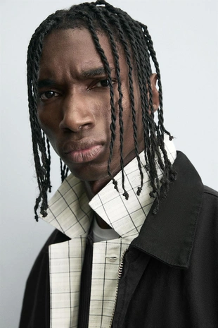 Куртка свободного кроя на молнии- Заказать в России