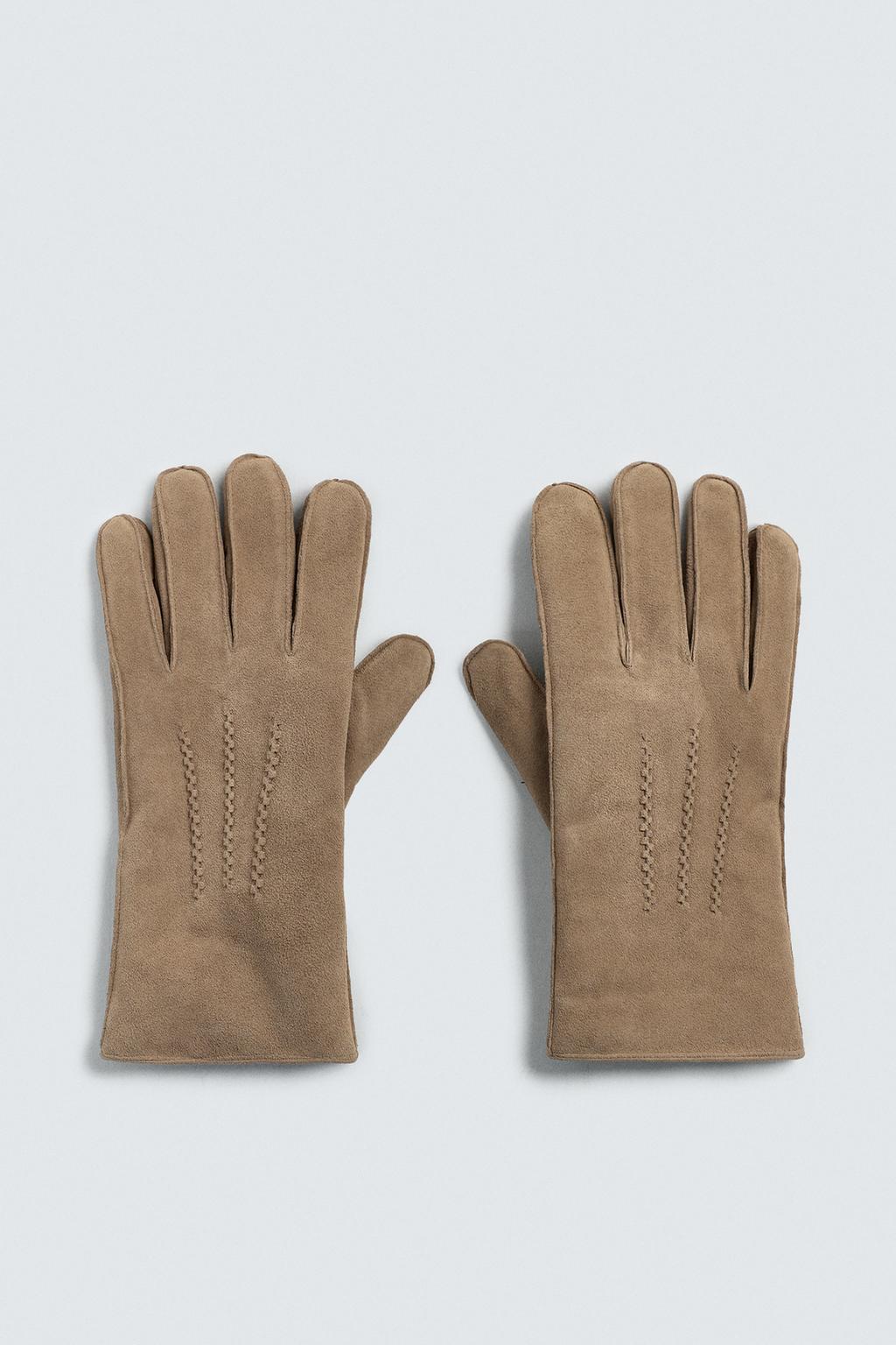 КОМБИНИРОВАННЫЕ КОЖАНЫЕ ПЕРЧАТКИ