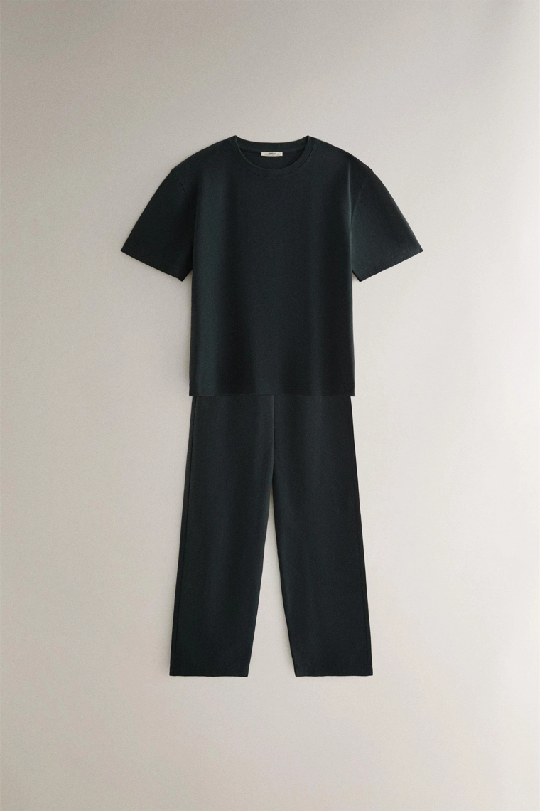 Футболка с коротким рукавом из хлопка