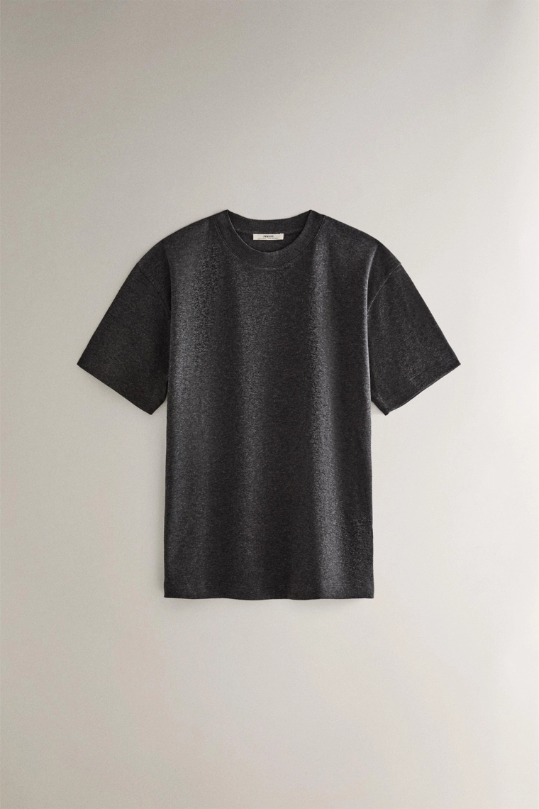 Футболка прямого кроя с коротким рукавом