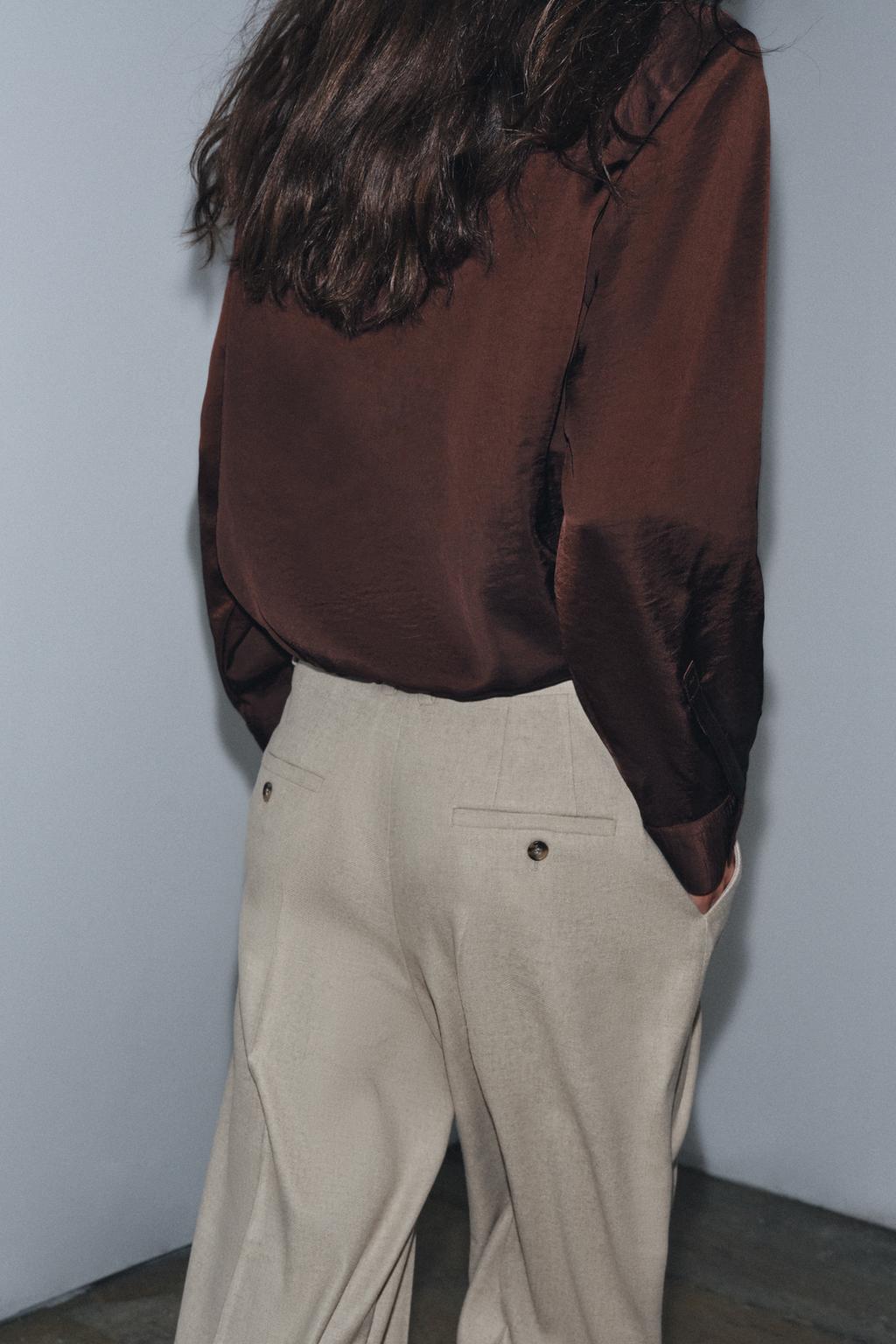 АТЛАСНАЯ РУБАШКА ZW COLLECTION