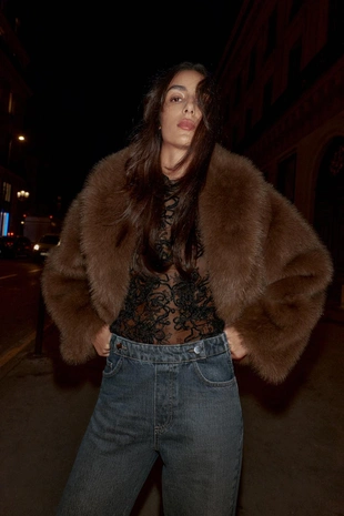 Джинсы Z1975 FLARE со средней посадкой и пуговицами- Заказать в России