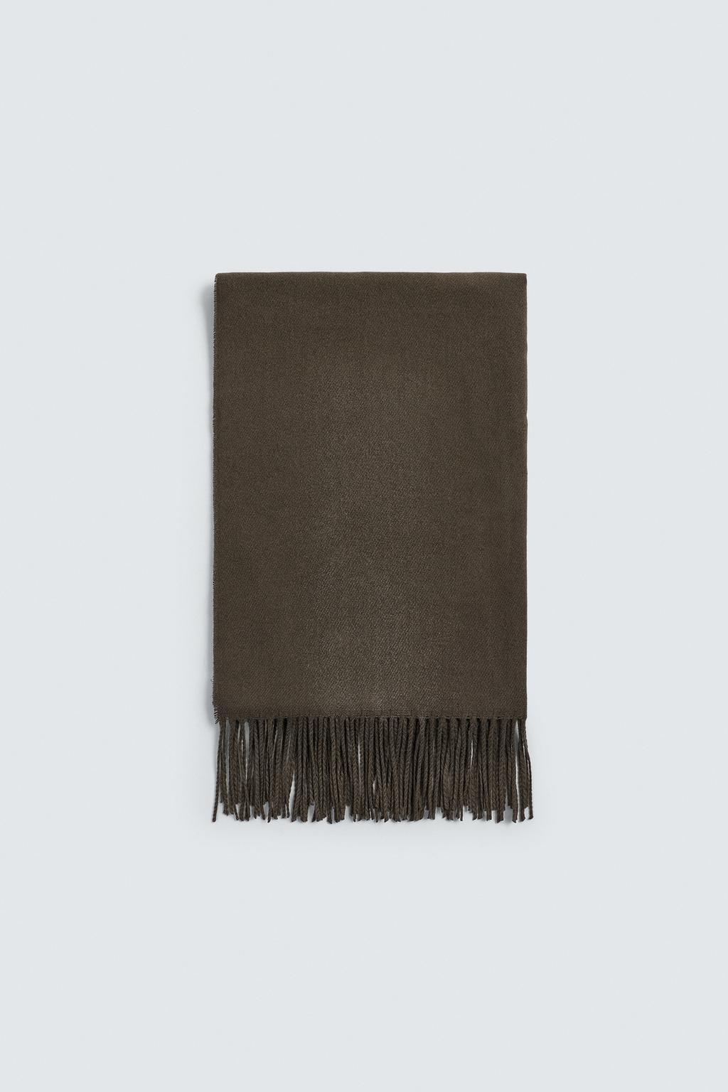 ШАРФ С БАХРОМОЙ