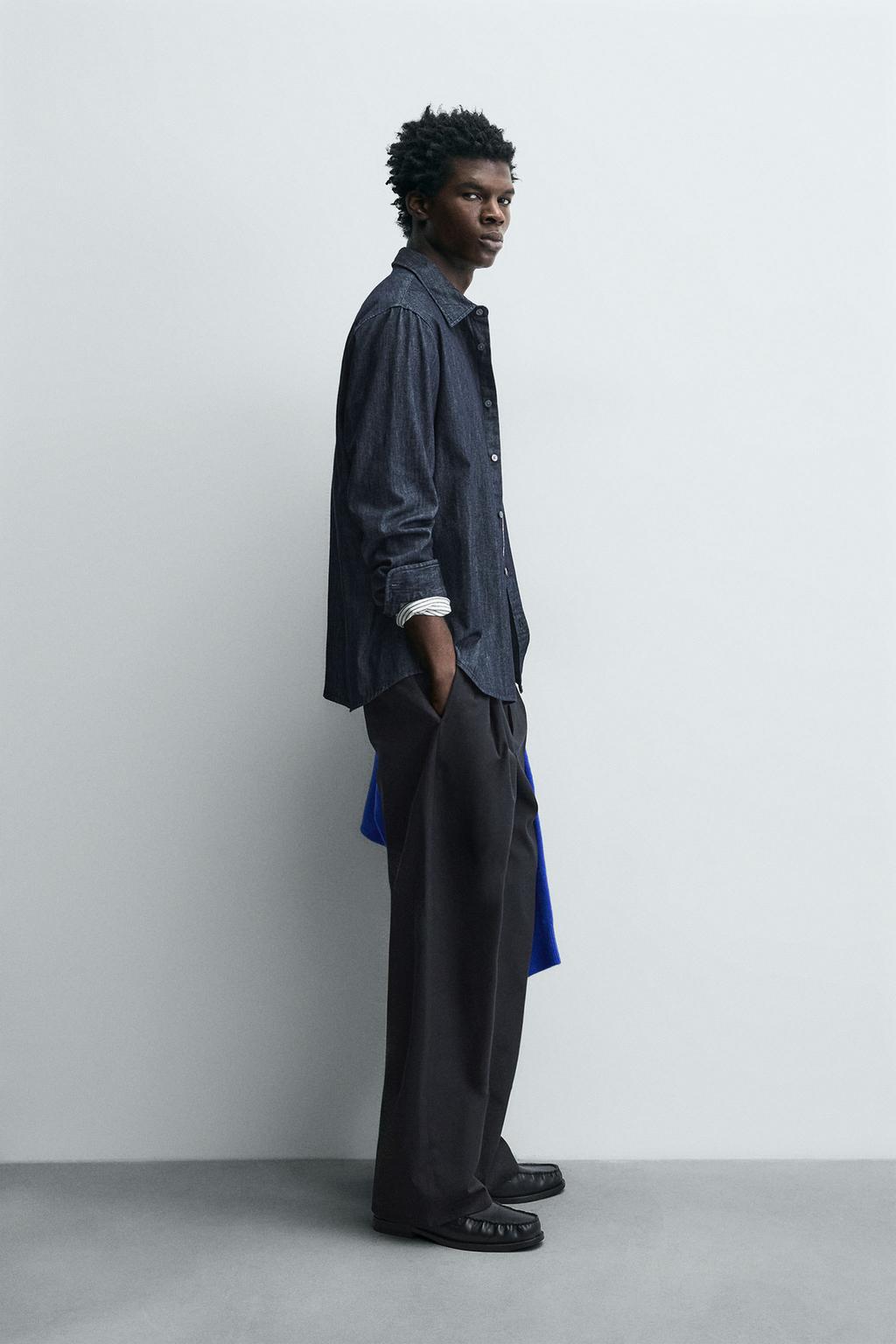 ДЖИНСОВАЯ РУБАШКА КЛАССИЧЕСКОГО КРОЯ