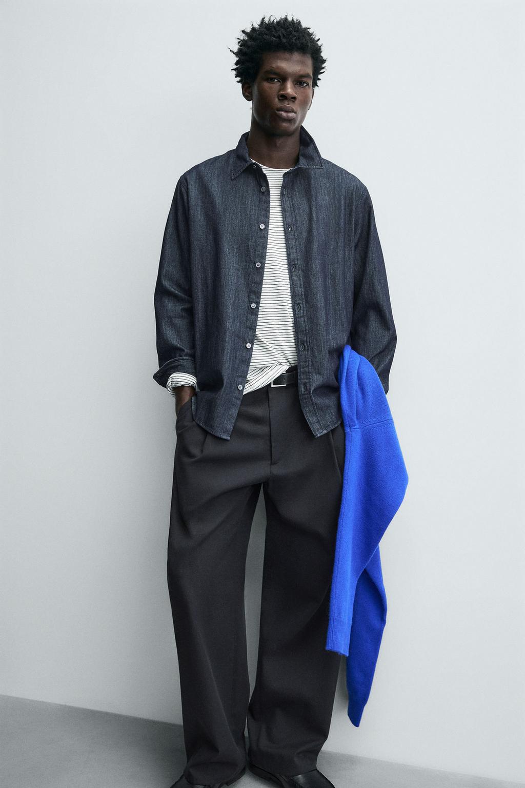 ДЖИНСОВАЯ РУБАШКА КЛАССИЧЕСКОГО КРОЯ