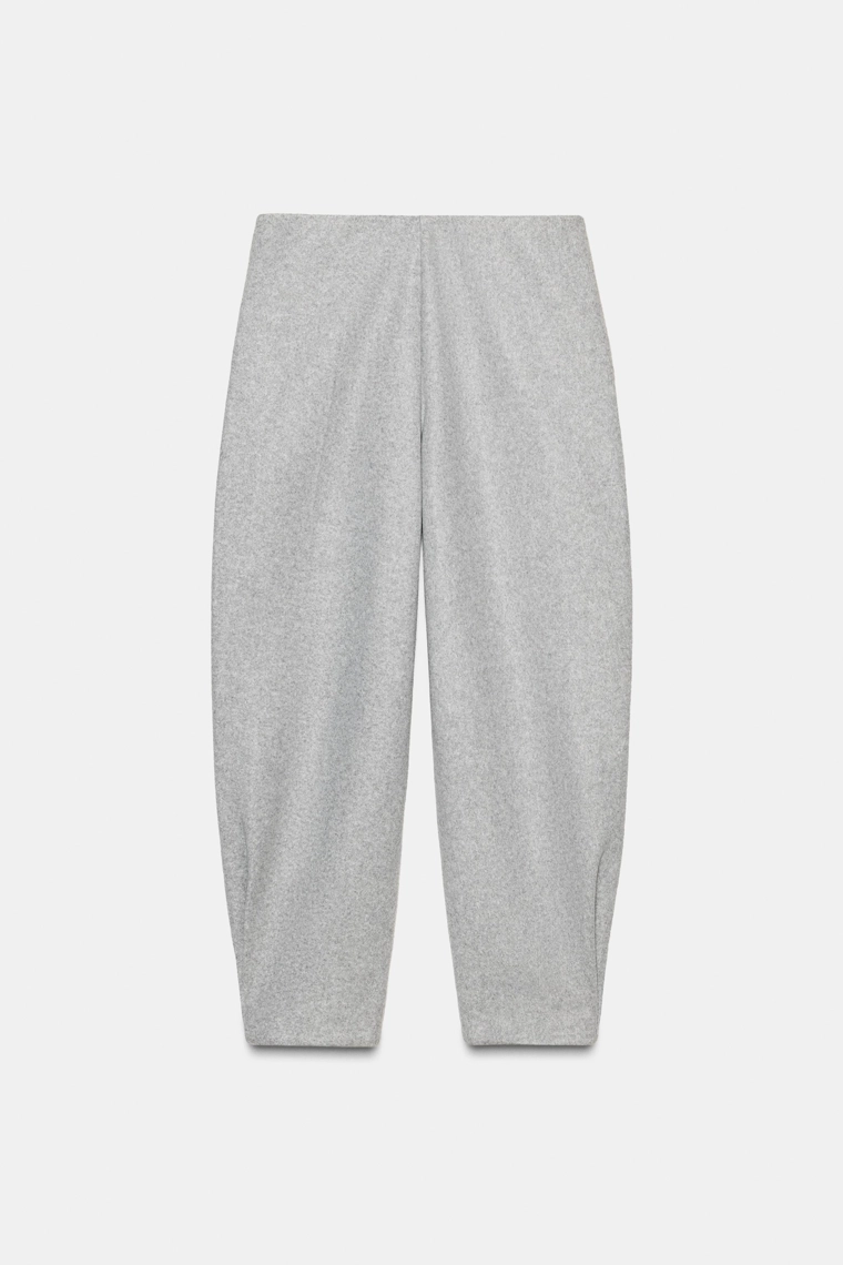 Пышные мягкие защипанные брюки