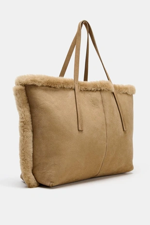 Двусторонняя кожаная сумка- Заказать в России