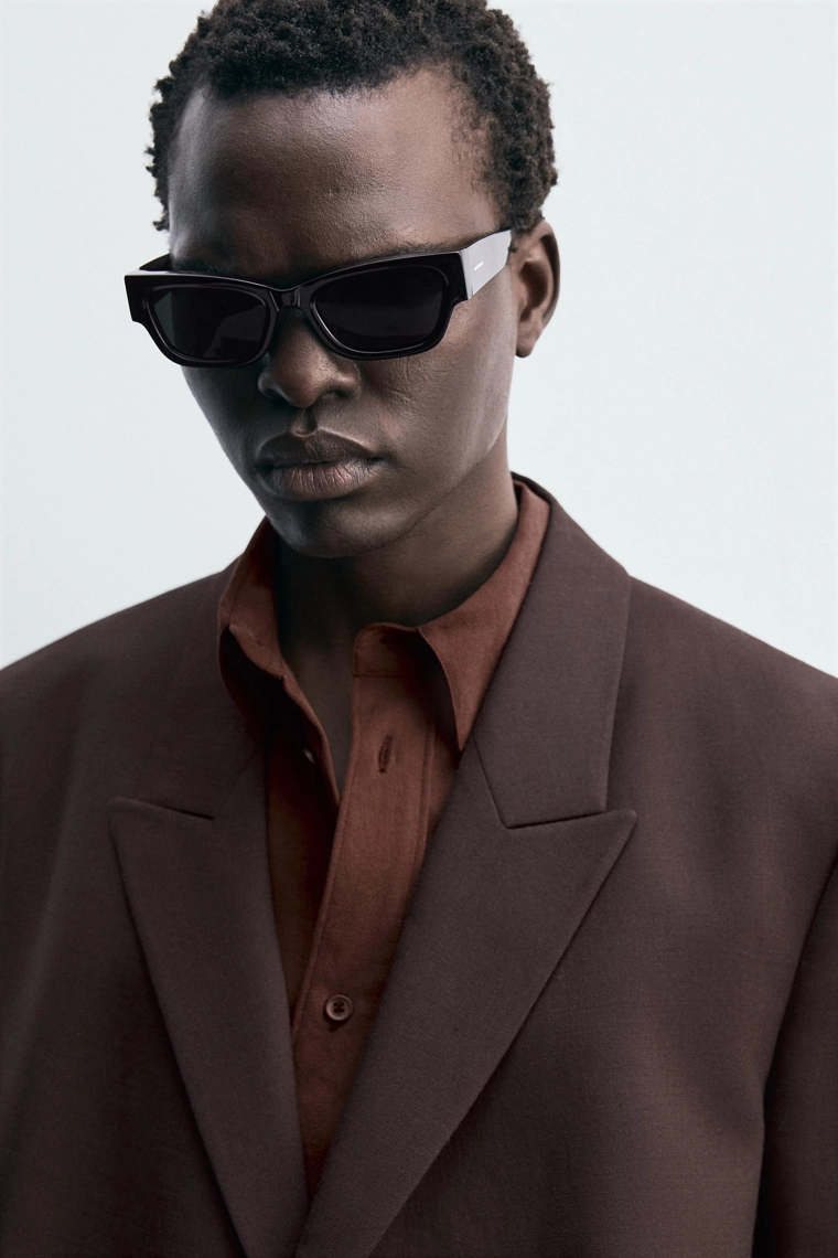 Шерстяной пиджак с двубортной застежкой