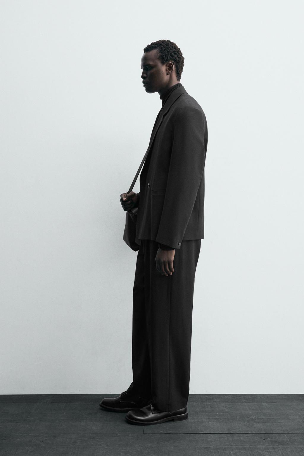 ДВУБОРТНЫЙ КОСТЮМНЫЙ БЛЕЙЗЕР ИЗ ШЕРСТИ