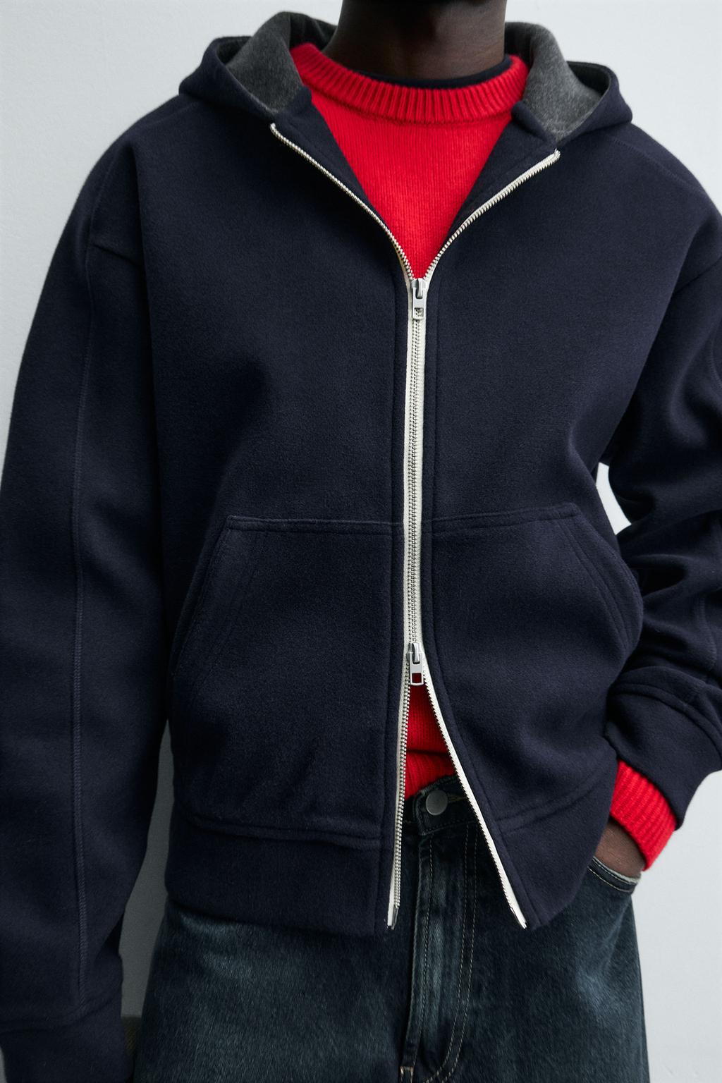 ХУДИ ИЗ ВОЙЛОКА С КАПЮШОНОМ