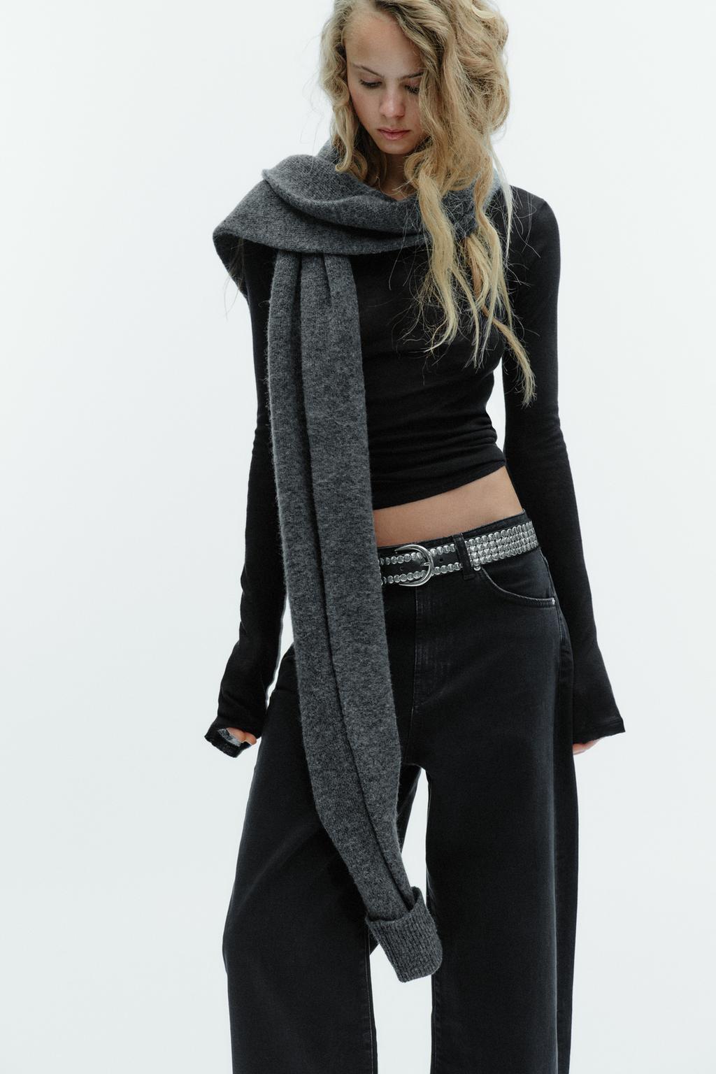 ДЖИНСЫ TRF BAGGY FOLDED СО СРЕДНЕЙ ПОСАДКОЙ