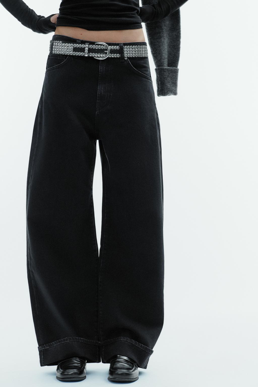 ДЖИНСЫ TRF BAGGY FOLDED СО СРЕДНЕЙ ПОСАДКОЙ