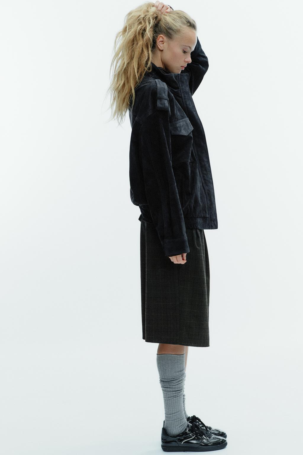 Zara Лакированные кроссовки - Цвет черный - black | 5461/610