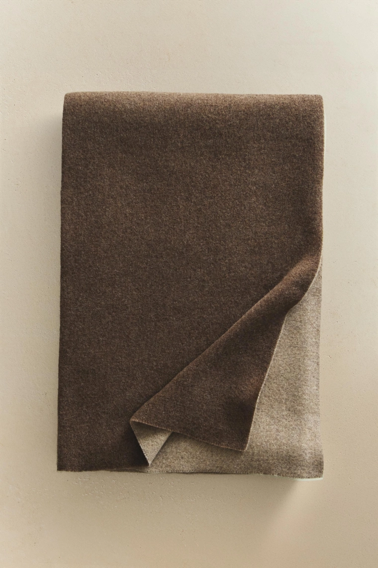 Плед из шерсти xxl