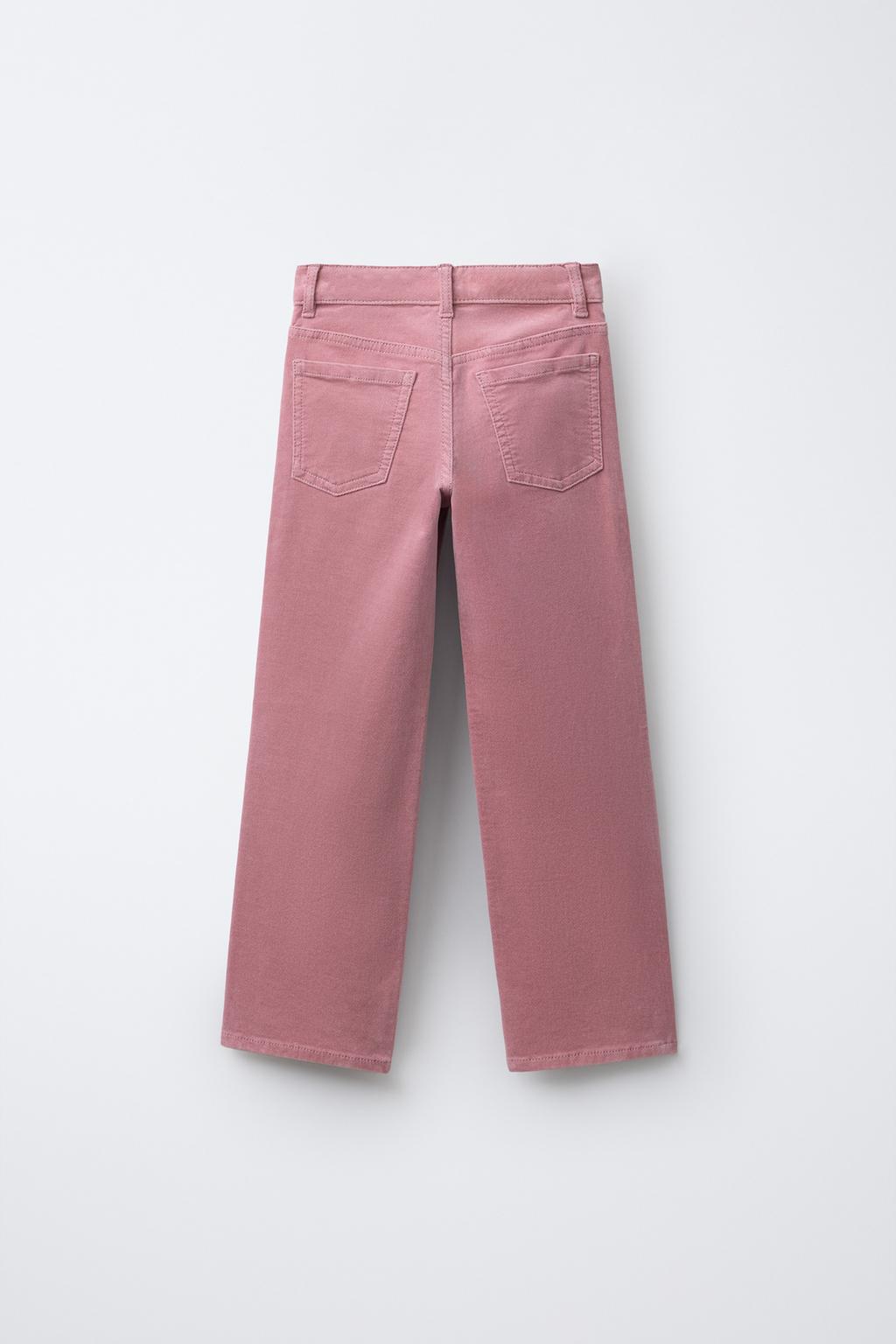 БАРХАТНЫЕ БРЮКИ С ВЫШИТЫМИ ЦВЕТАМИ