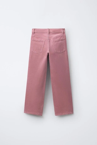 Бархатные брюки с вышитыми цветами- Заказать в России