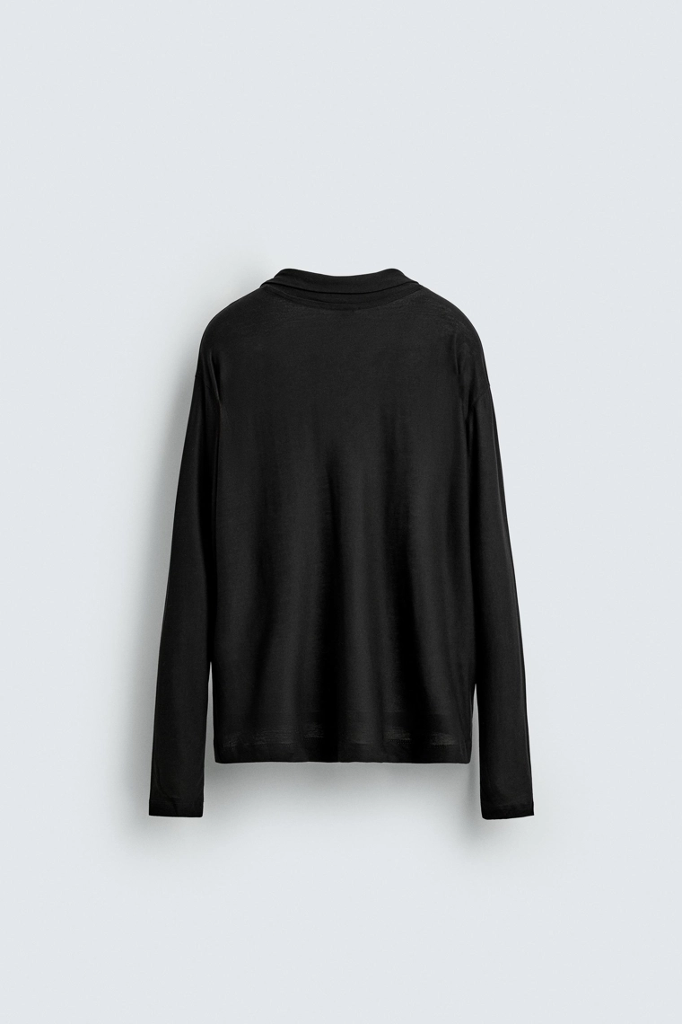 Поло из полупрозрачного лиоцелла