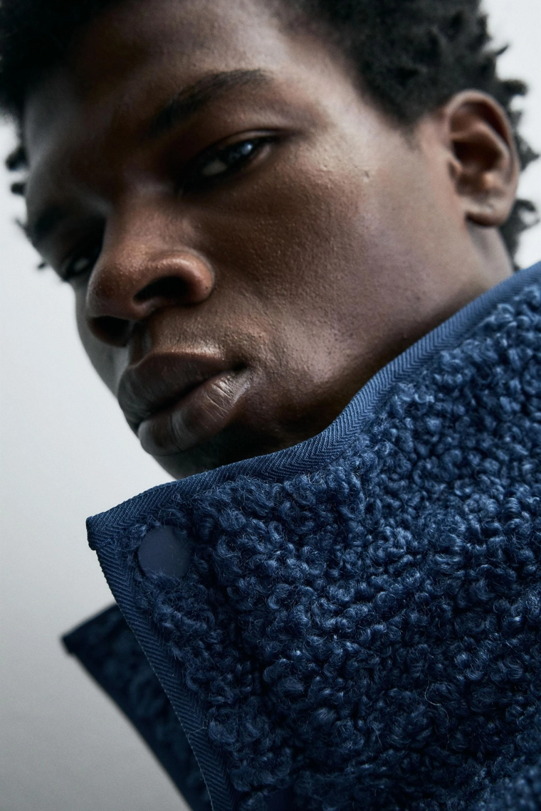 Свитшот из меха искусственного меха