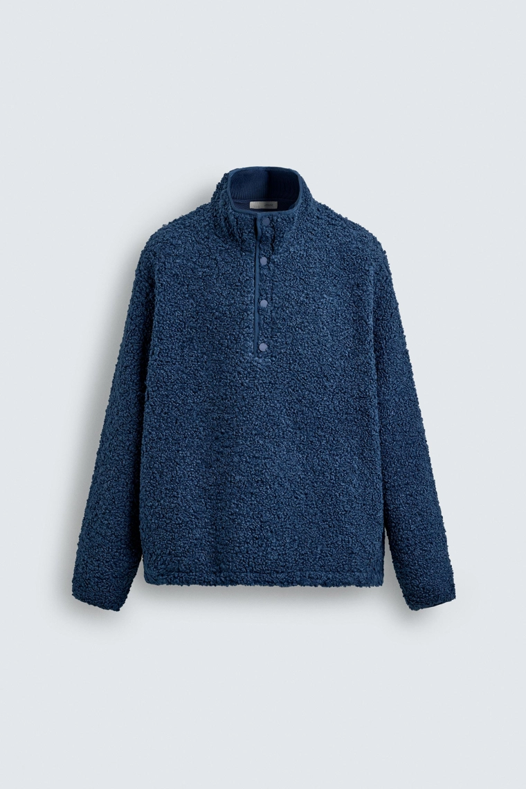 Свитшот из меха искусственного меха