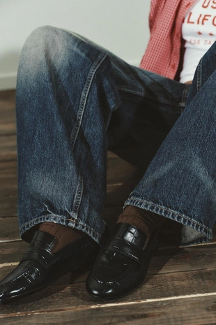 Лоферы с рельефным узором- Заказать в России