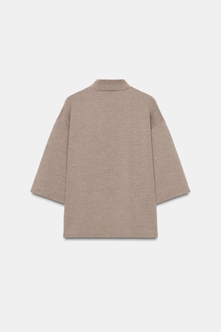 Футболка поло с воротником-стойкой- Заказать в России