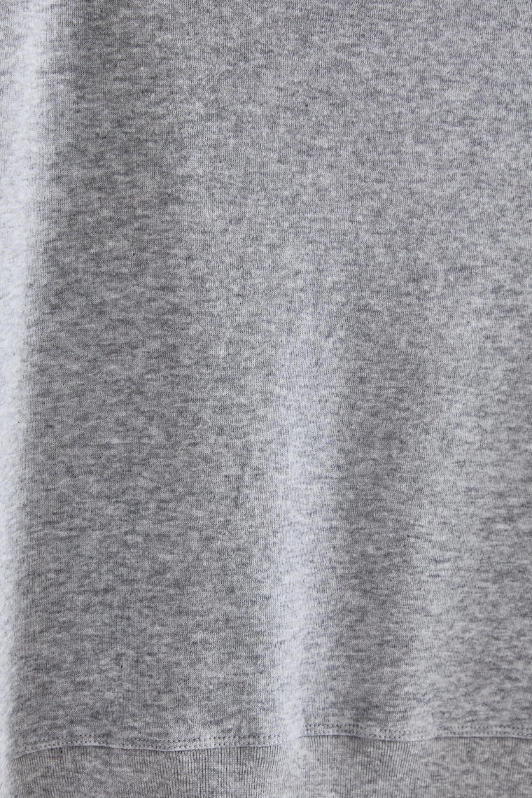 Толстовка из хлопка с деталями на горловине zara