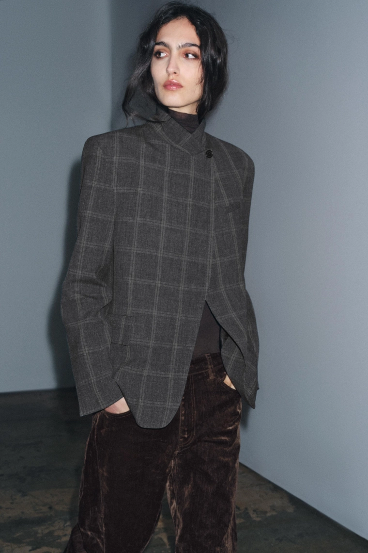 Пиджак в клетку ограниченной коллекции zw