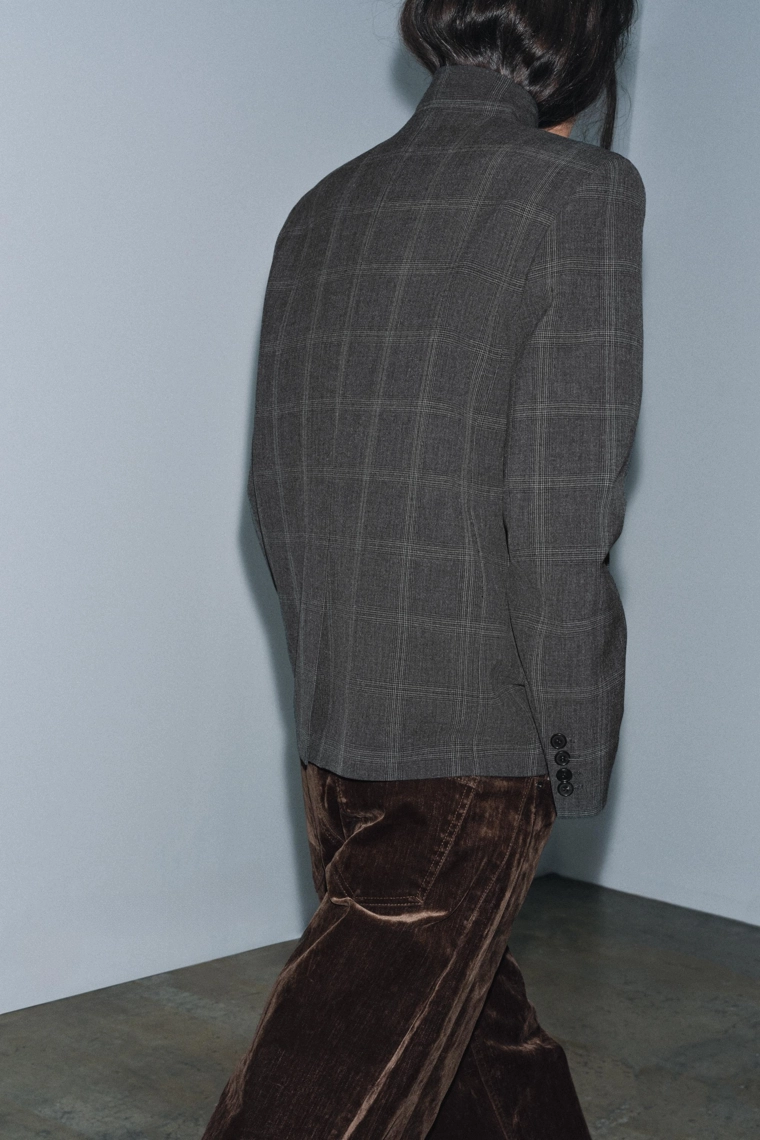 Пиджак в клетку ограниченной коллекции zw