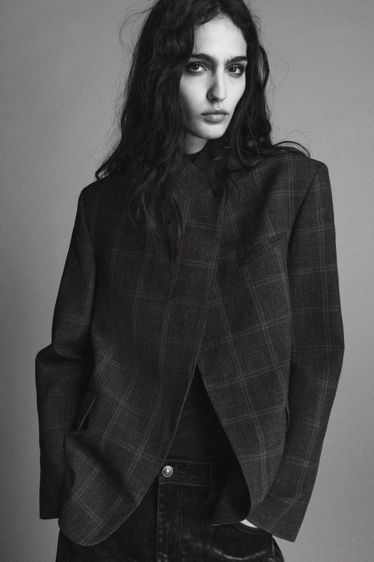 Пиджак в клетку ограниченной коллекции zw