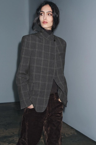 Блейзер в клетку — ZW COLLECTION LIMITED EDITION- Заказать в России