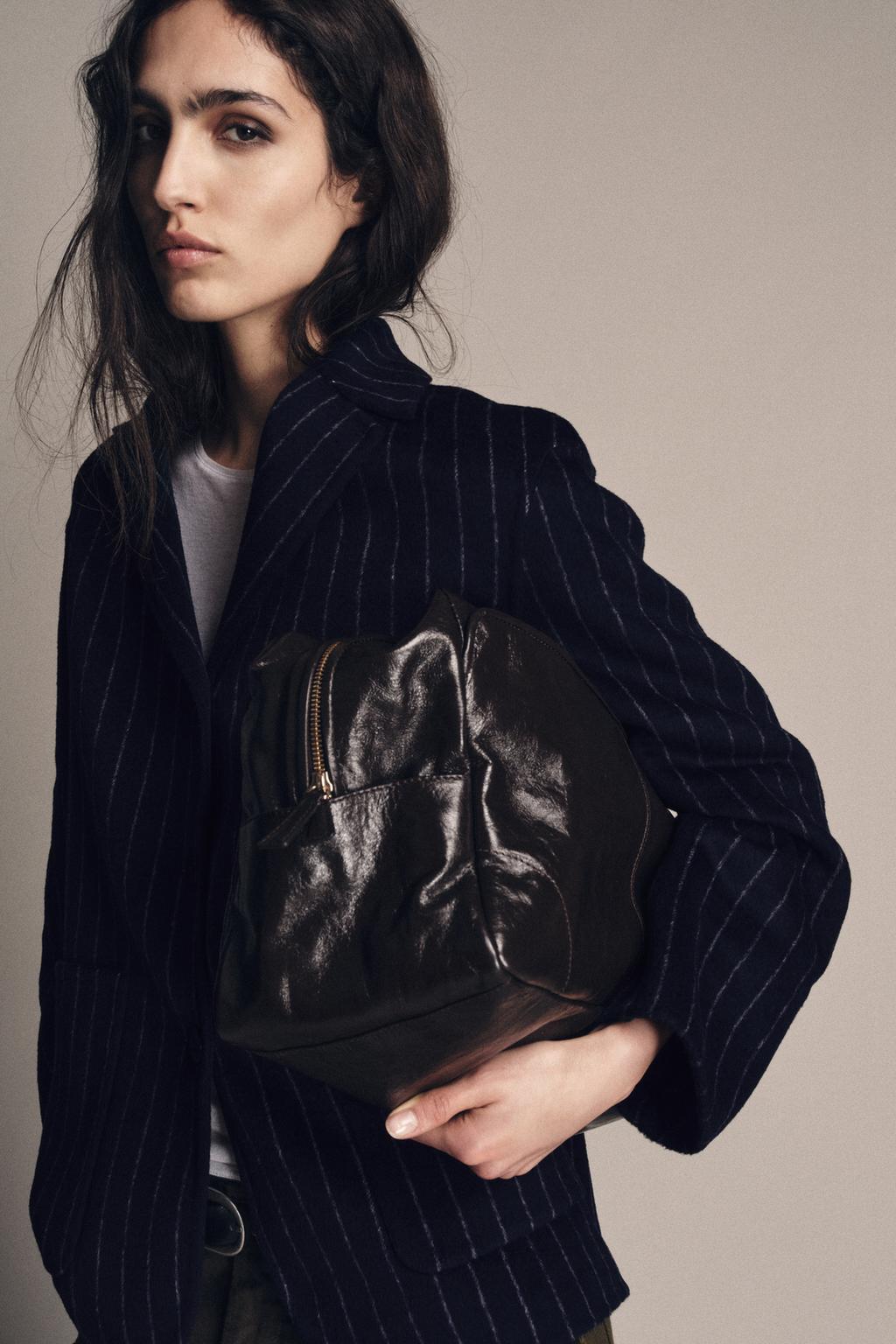 БЛЕЙЗЕР В ТОНКУЮ ПОЛОСКУ ИЗ СМЕСОВОЙ ШЕРСТИ — ZW COLLECTION