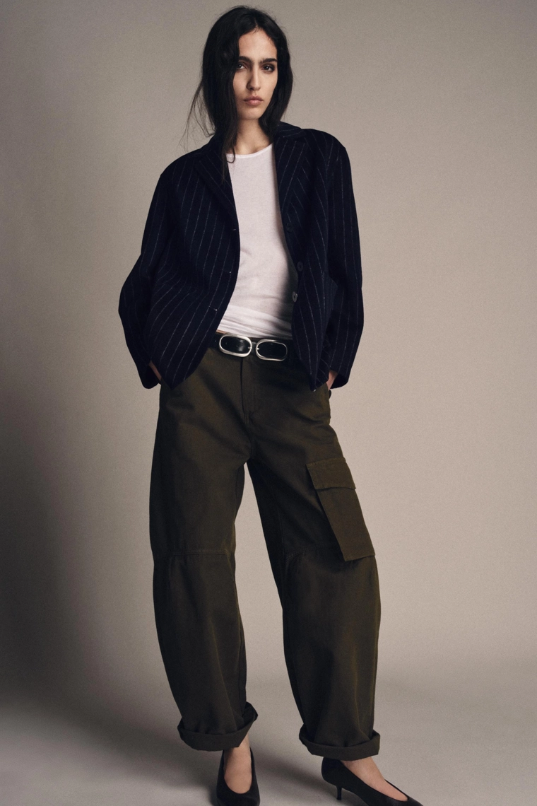 Шерстяной блейзер коллекции zara woman