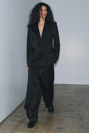 Атласные брюки-парео — ZW COLLECTION LIMITED EDITION- Заказать в России