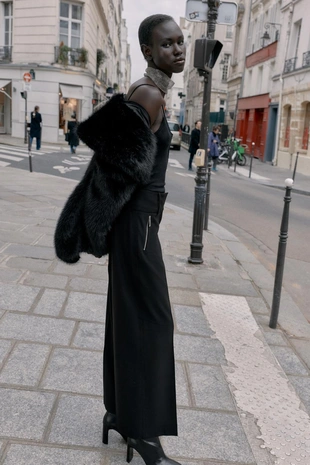 Брюки с карманами на молнии- Заказать в России