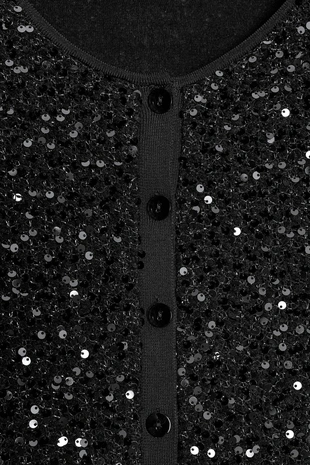 Кардиган с пайетками- Заказать в России